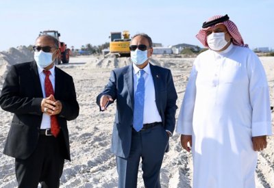 وزير الاشغال: البدء بتهيئة الاراضي المخصصة للاستثمار في الاستزراع السمكي
