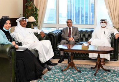 خلف يبحث مع النائب الدمستاني عدد من المشاريع الخدمية في سابعة الشمالية