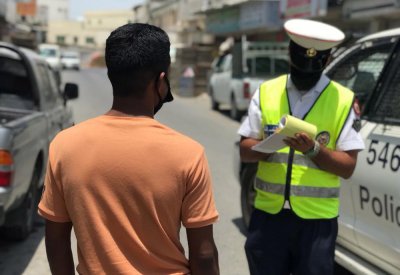  شرطة الشمالية : تسجيل 154 مخالفة "كمامة الوجه" خلال إجازة العيد