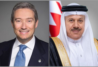 وزير الخارجية يتلقى اتصالاً هاتفيًا من وزير خارجية كندا