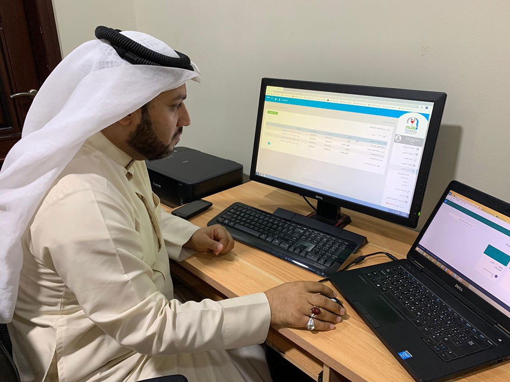 معلمو وطلبة "الجابرية الصناعية" يتميزون في تفعيل التعليم الرقمي 