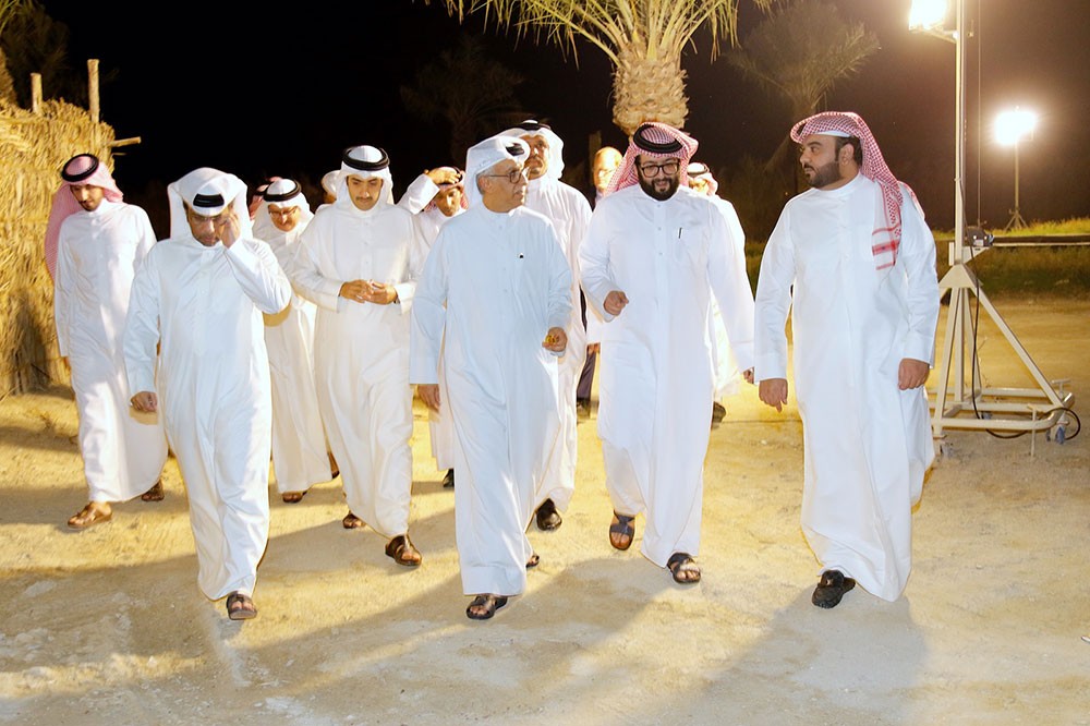سلمان بن إبراهيم يزور موقع تصوير برنامج السارية