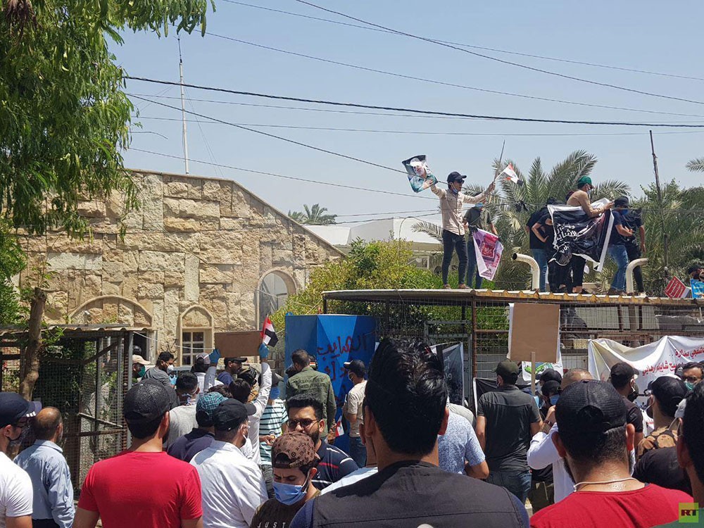 اقتحام مقر قناة أم بي سي العراق