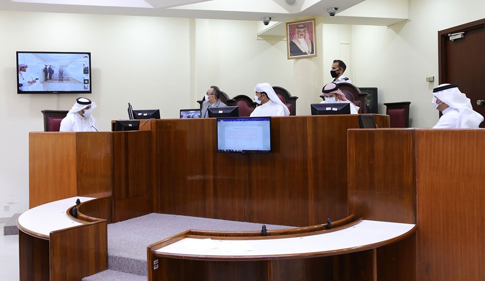 محكمة الاستئناف الكبرى الجنائية الثانية تباشر جلسة محاكمة مرئية عن بُعد