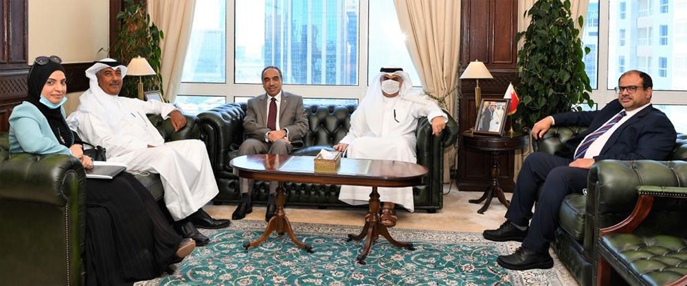 خلف يبحث مع النائب الدمستاني عدد من المشاريع الخدمية في سابعة الشمالية