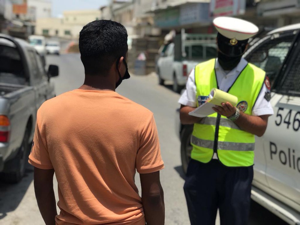  شرطة الشمالية : تسجيل 154 مخالفة "كمامة الوجه" خلال إجازة العيد