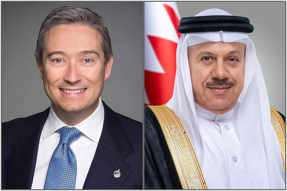 وزير الخارجية يتلقى اتصالاً هاتفيًا من وزير خارجية كندا