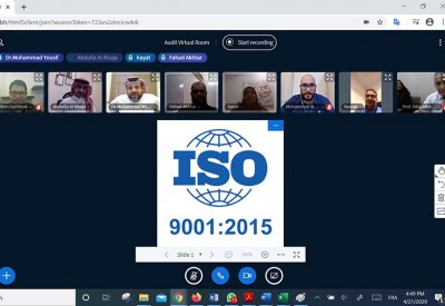 إنجاز جديد لجامعة العلوم التطبيقية بتجديد حصولها على شهادة الآيزو 9001:2015 في العمل الإداري