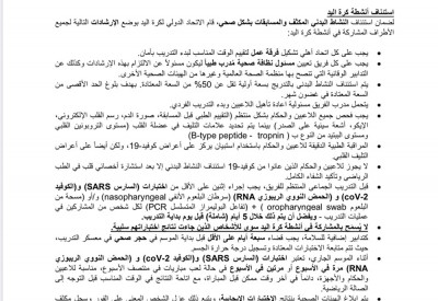 الاتحاد الدولي لليد يعلن عن الاحتياطات الطبية لعودة النشاط