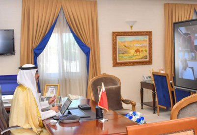 محافظ الجنوبية يترأس اجتماعاً تنسيقياً عن بعد لمتابعة مشاريع تطوير المرافق العامة بالمحافظة