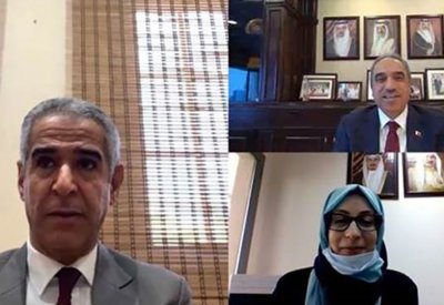 وزير الأشغال يبحث مع النائب الاول لرئيس مجلس النواب المخططات العامة المحيطة بمشروع الرملي الإسكاني