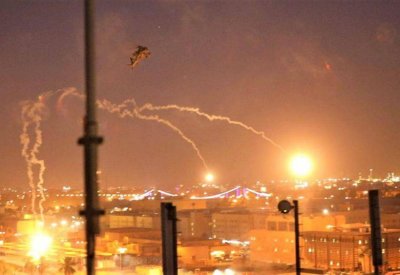 سقوط صواريخ قرب السفارة الأميركية في بغداد