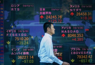 انخفاض المؤشر القياسي الياباني 0.41 % في بداية تعاملاته