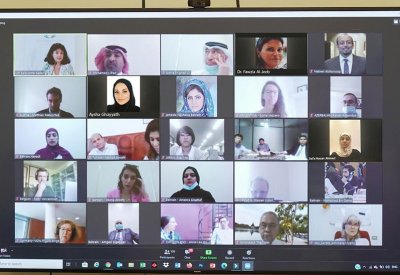 الشعبة البرلمانية تشارك في الجلسة الافتراضية لموظفي برلمانات العالم