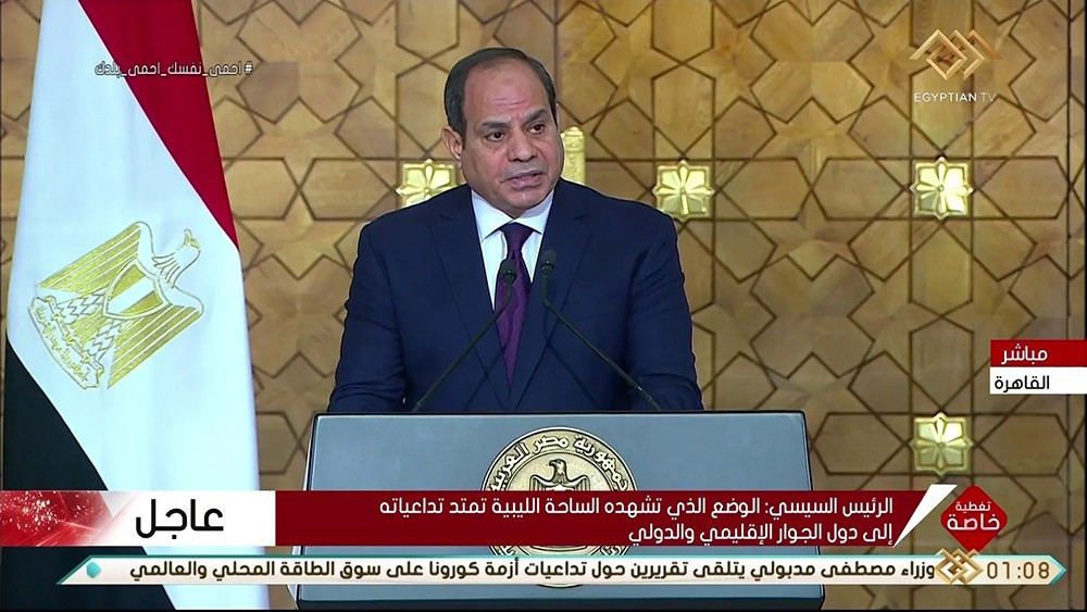إعلان القاهرة.. السيسي يعلن مبادرة سياسية لإنهاء أزمة ليبيا