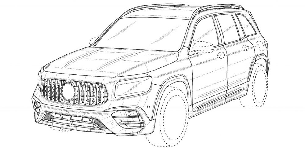 مرسيدس تسجل براءة تصميم لـ AMG GLB 45