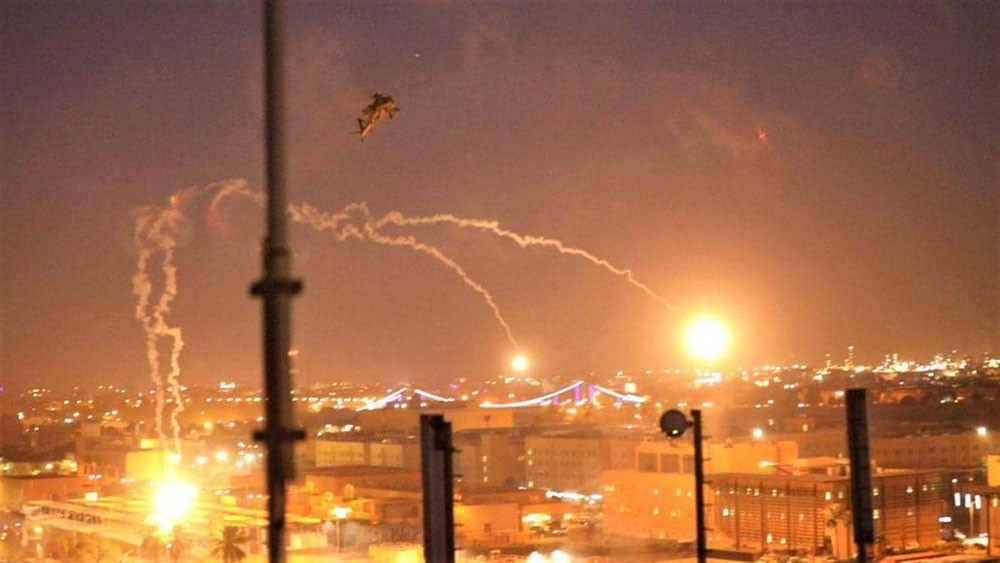 سقوط صواريخ قرب السفارة الأميركية في بغداد
