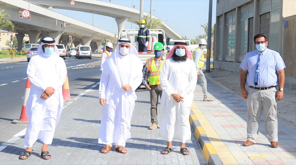 "الأشغال" تفتتح منفذاً جديداً من شارع الاستقلال إلى منطقة الحجيات بالرفاع