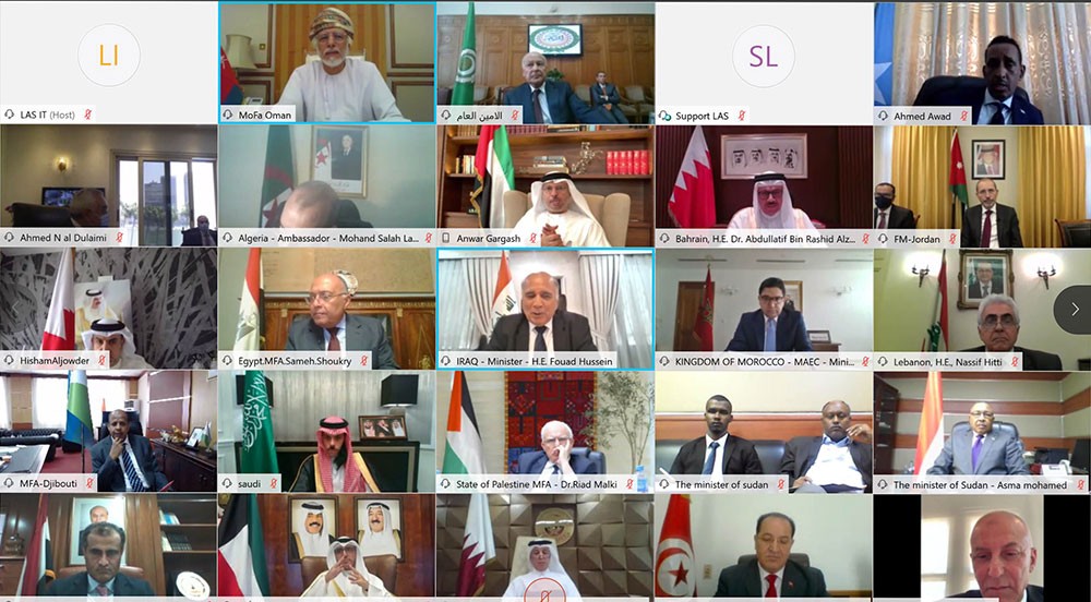 وزير الخارجية يشارك في اجتماع الدورة غير العادية لمجلس جامعة الدول العربية بشأن ليبيا 