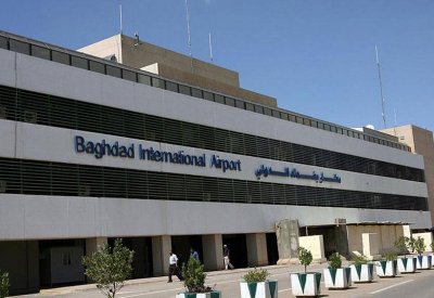 سقوط صاروخ على مطار بغداد.. ولا خسائر بشرية