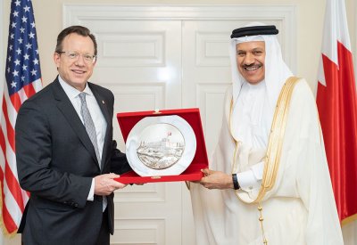 وزير الخارجية يقيم حفلاً لتوديع سفير أمريكا بمناسبة انتهاء فترة عمله