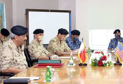 القائد العام يستقبل قائد القيادة المركزية الأمريكية