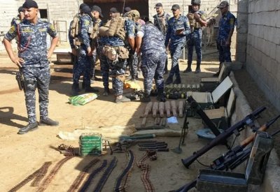 أعداد ضخمة من الأسلحة حصيلة عمليات "أبطال العراق" في ديالى