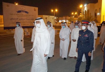 سمو محافظ الجنوبية يشهد حملة "التطهير الاحترازي" بالمحافظة