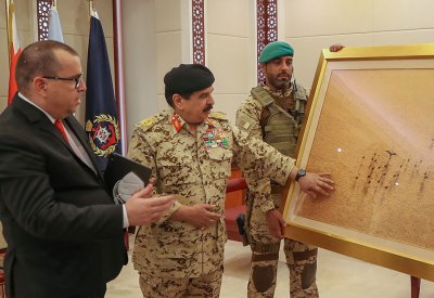 جلالة الملك يستقبل مؤسس شركة دبلوماتيك بروتوكول