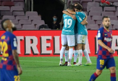 برشلونة يتعثر على أرضه أمام أوساسونا