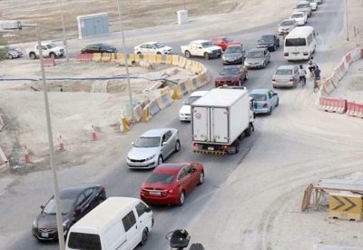 بالفيديو: شوارع هورة سند (منتفة) والسبب الشاحنات