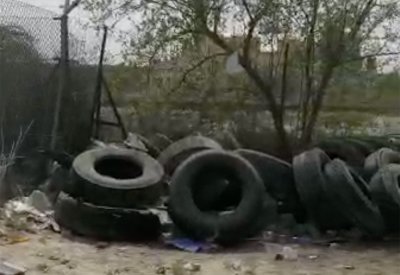 بالفيديو: سور مزارع هورة عالي (طايح) ومحوط بـ(التواير)