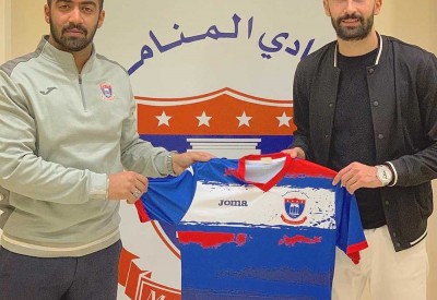 النجف العراقي يوقع مع محترف المنامة "شادي الحموي"