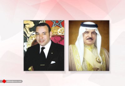 جلالة الملك المفدى يهنئ ملك المغرب بذكرى عيد العرش المجيد