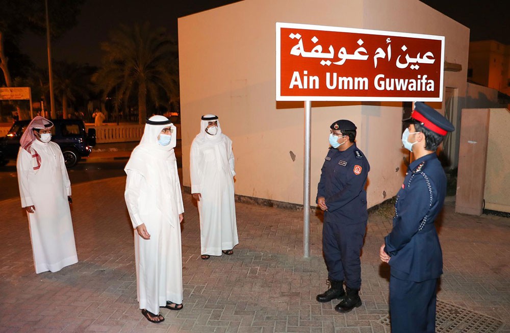 سمو الشيخ خليفة بن علي يؤكد أهمية تعزيز الوعي بتطبيق الإجراءات والتدابير الاحترازية