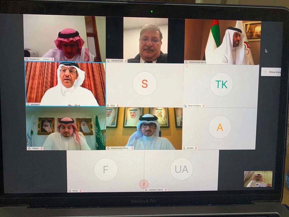 النصف يشارك في ورشة عمل "تأثير كورونا على الرياضة الخليجية"