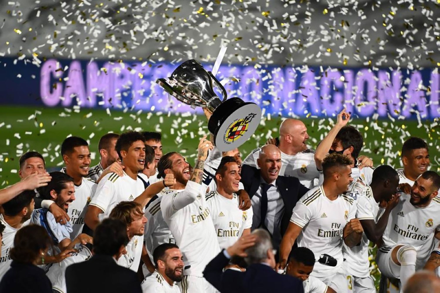ريال مدريد يحرز لقب الدوري الإسباني للمرة الـ 34