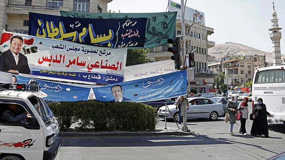 السوريون يتوجهون لمراكز الاقتراع لانتخاب برلمان جديد