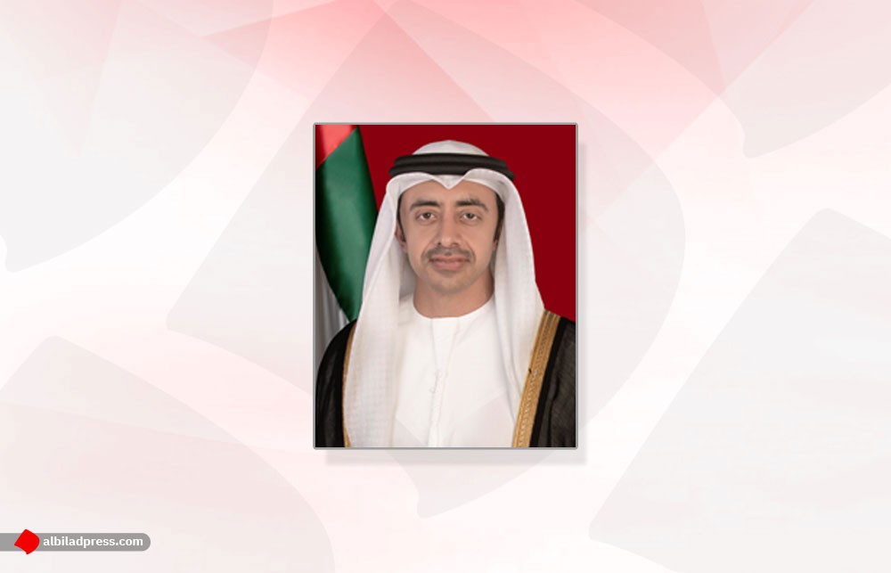 وزير خارجية الامارات يبحث مع نظيره الايطالي هاتفيا مستجدات الأوضاع في المنطقة