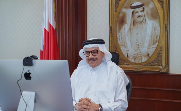 وزير الخارجية يجري لقاء مع الممثل المقيم لبرنامج الأمم المتحدة الإنمائي لدى مملكة البحرين