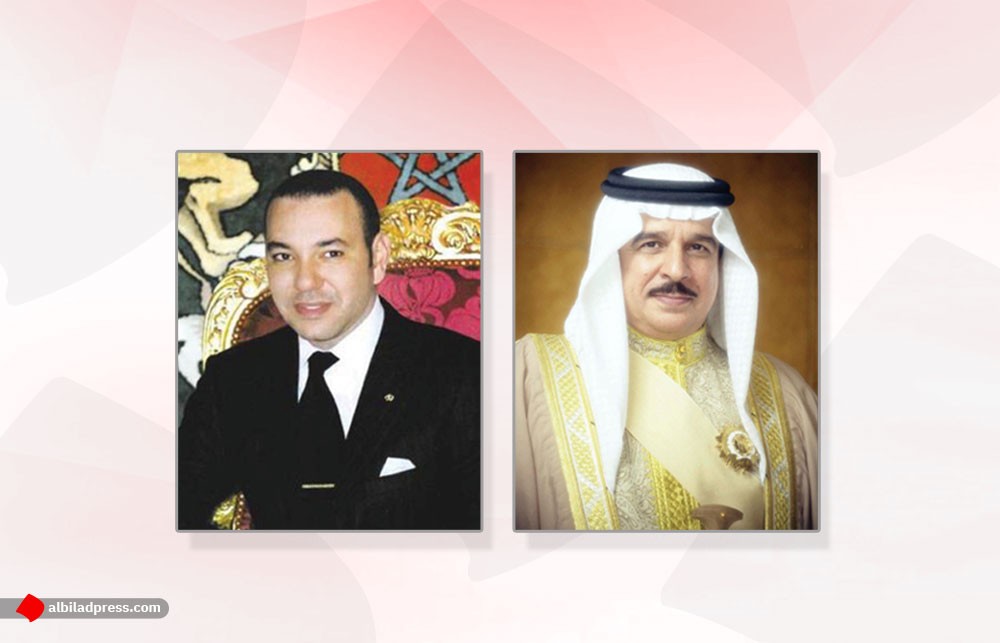 جلالة الملك المفدى يهنئ ملك المغرب بذكرى عيد العرش المجيد
