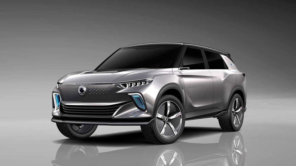سانج يونج تشوق لأول سياراتها الكهربائية كوراندو EV