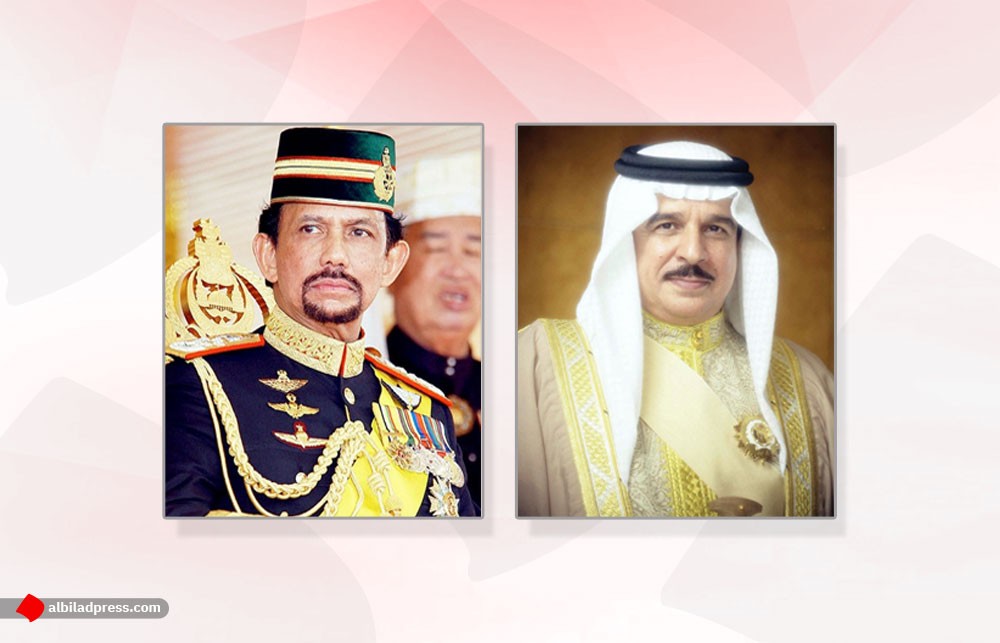 جلالة الملك المفدى يتلقى اتصالاً هاتفياً من سلطان بروناي