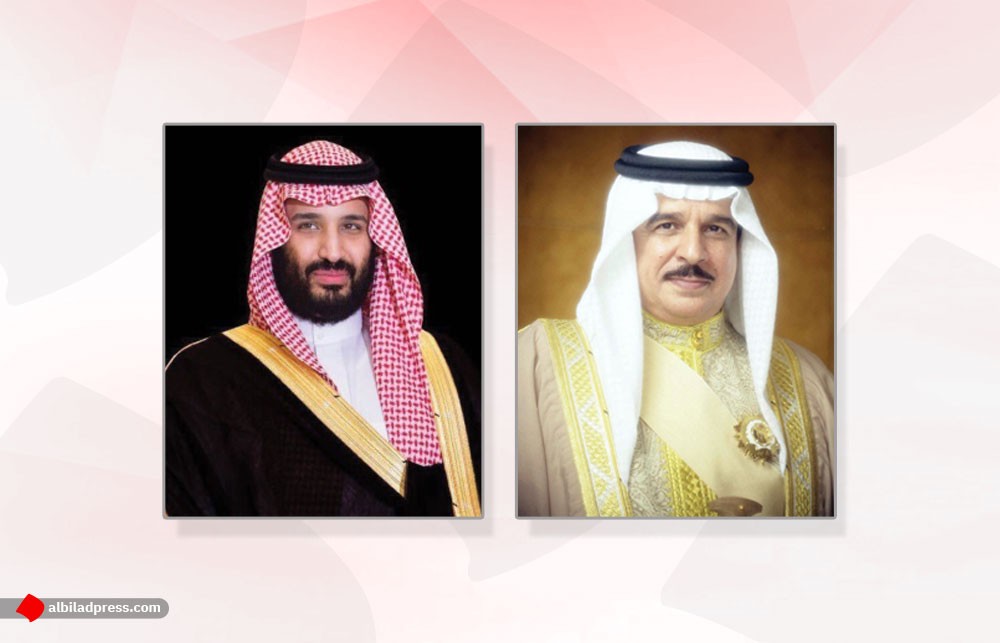 جلالة الملك المفدى يتبادل التهاني هاتفياً مع سمو ولي العهد السعودي