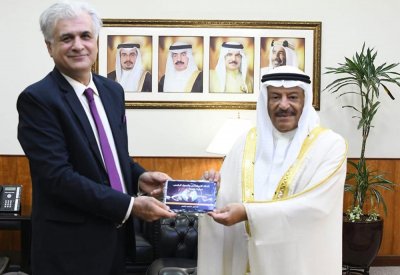 علي الصالح يستقبل الخبير الدولي بالتكنولوجيا والثقافة المؤسسية جاسم حاجي