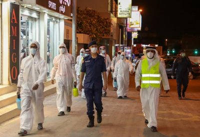 المحافظة الجنوبية تقيم حملة تطهير احترازية في المرافق العامة بمنطقة الرفاع