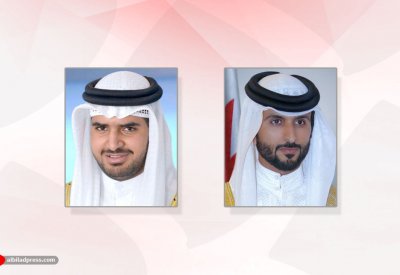 ناصر بن حمد يتلقى برقية تهنئة من عيسى بن علي
