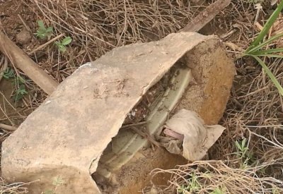 العثور على عبوة ناسفة جرفتها السيول من اليمن لجازان