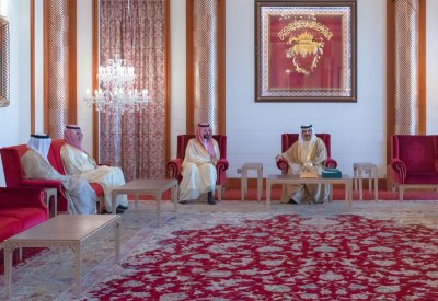 جلالة الملك يستقبل سفير المملكة العربية السعودية لدى مملكة البحرين