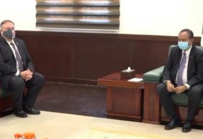 بعد لقائه بومبيو.. حمدوك "نتطلع لخطوة تدعم الثورة"